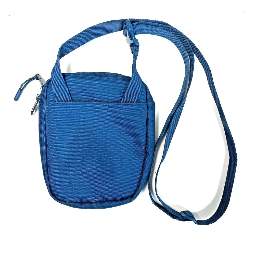 Herschel Supply Co. Cruz‎ Mini Crossbody Bag Canvas Fabric Teal Blue